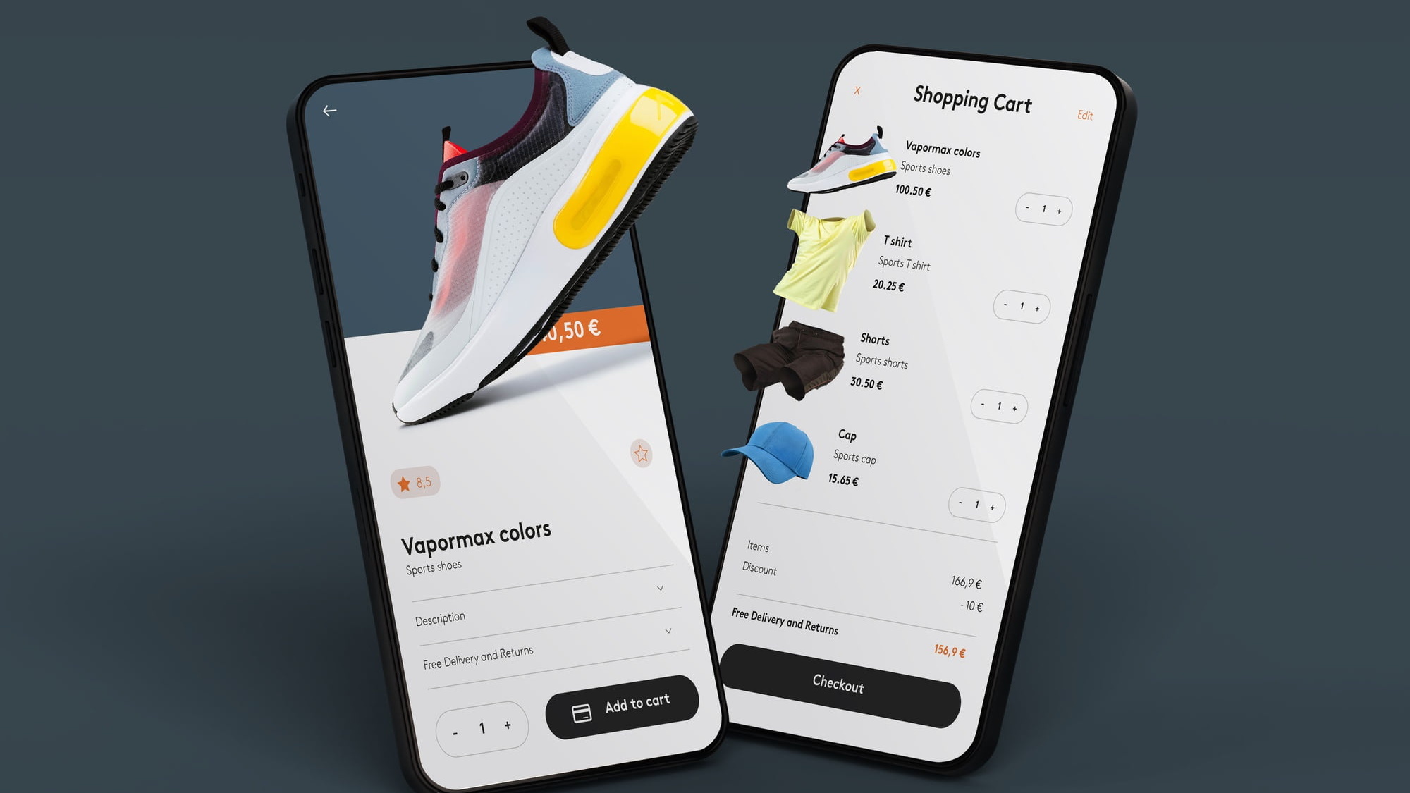 marketing creative collage with phone